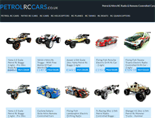Tablet Screenshot of petrolrccars.co.uk